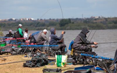 El sábado comienza la competición del XIII Campeonato del Mundo de Pesca con cebador por naciones para el que los equipos participantes entrenan estos días en los pesquiles de la margen izquierda del Guadiana