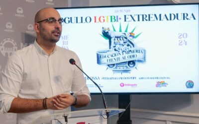 Las actividades del nuevo Orgullo LGTBI+ extremeño comienzan mañana en Mérida con el izado de bandera y el pregón de José Manuel Barquilla Osiris