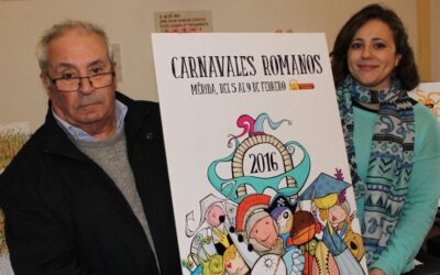 El alcalde lamenta el fallecimiento del cartelista y rotulista emeritense Joaquín Barrasa autor de numerosa cartelería de celebraciones de Mérida