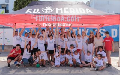 El Ayuntamiento colabora con las entidades del programa CaixaProinfancia Red Mérida que desarrolla este verano colonias urbanas en Nueva Ciudad