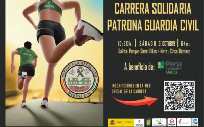 La I Carrera Solidaria del Pilar de Mérida recorrerá la ciudad y tendrá como meta el Circo Romano dentro de los actos de la Patrona de la Guardia Civil