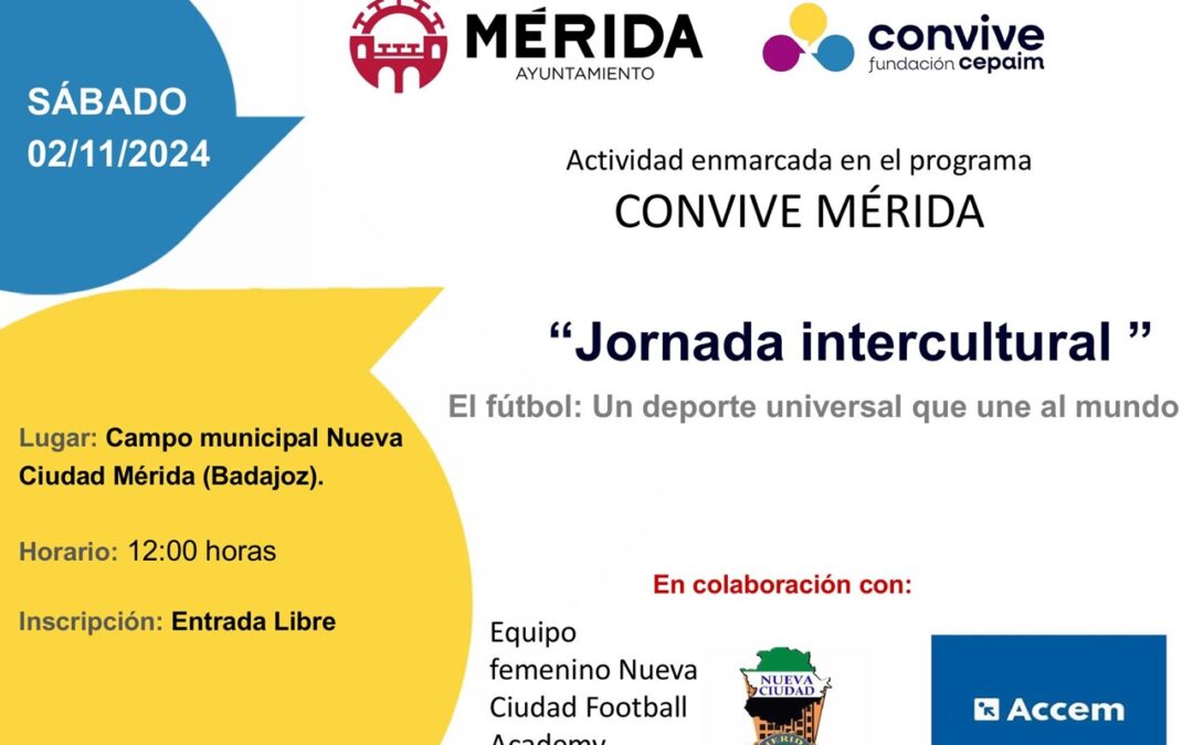 El Campo de Fútbol de Nueva Ciudad acoge el sábado la Jornada de Interculturalidad con partidos de fútbol