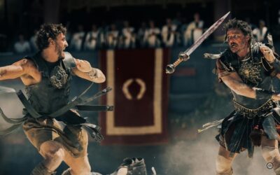 La Paramount elige Mérida para una acción promocional de la película ‘Gladiator II’ con varios influencers nacionales que acumulan millones de seguidores y seguidoras