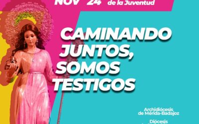 El Ayuntamiento organiza un amplio programa de actividades para recibir este sábado, en Mérida, a 2.500 jóvenes que participan en la Jornada Interdiocesana de la Juventud con motivo del Año Jubilar