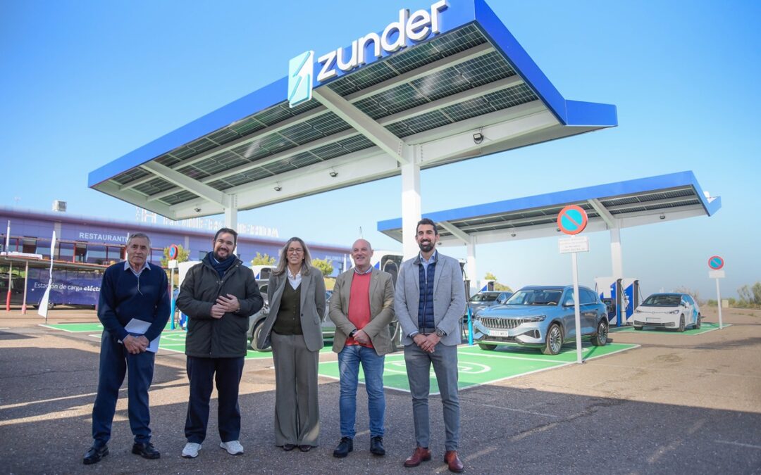 La nueva estación de carga de vehículos eléctricos en la A66 es la de mayor potencia de la región