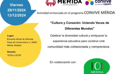 El proyecto Convive celebrará dos “conversatorios” en la Escuela Oficial de Idiomas con el alumnado de francés y personas migrantes de habla francesa