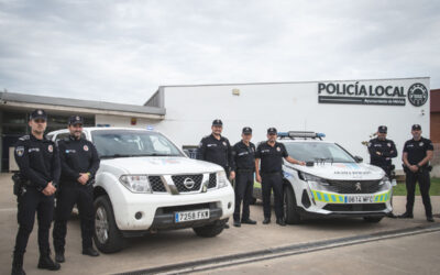 Parten hacia Valencia seis Policías Locales más del ayuntamiento de Mérida con dos vehículos y un dron y que se suman a los ocho efectivos emeritenses desplegados ya en la zona