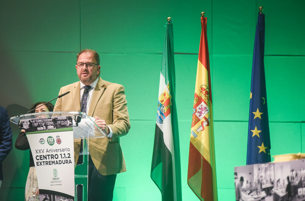 Mérida celebrará un homenaje público al 112 coincidiendo con la celebración de su XXV Aniversario