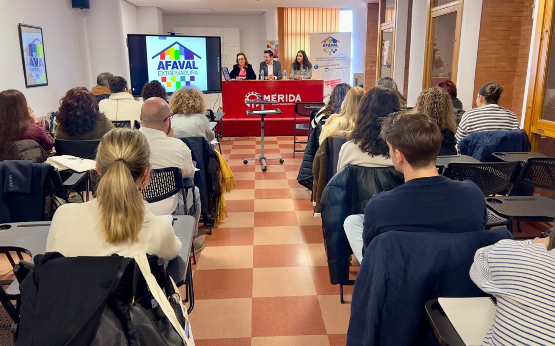 AFAVAL celebra en Mérida una jornada sobre conductas adictivas en menores con y sin sustancia que reúne a más de 70 profesionales de Extremadura y otras Comunidades Autónomas