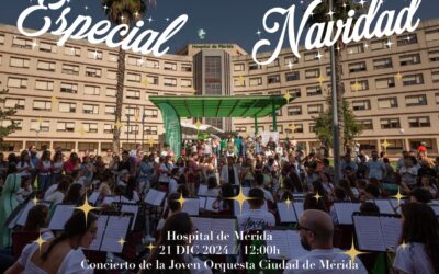 Especial Navidad en el Hospital de la Joven Orquesta Ciudad de Mérida y la Banda de Música el sábado