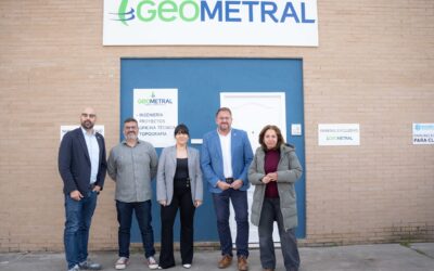 El alcalde visita la empresa de Ingeniería Energética ‘Geometral’ con sede en Mérida que realizan importantes proyectos nacionales con el sector energético de todo el país y trabajan en las obras de mejora del Puente de Hierro