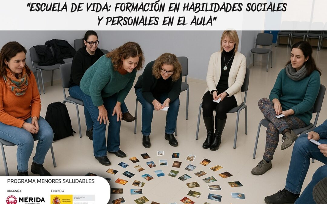 El programa “Menores Saludables” del Ayuntamiento abre la inscripción para el curso “Escuela de vida: formación de habilidades personales y sociales en el aula”