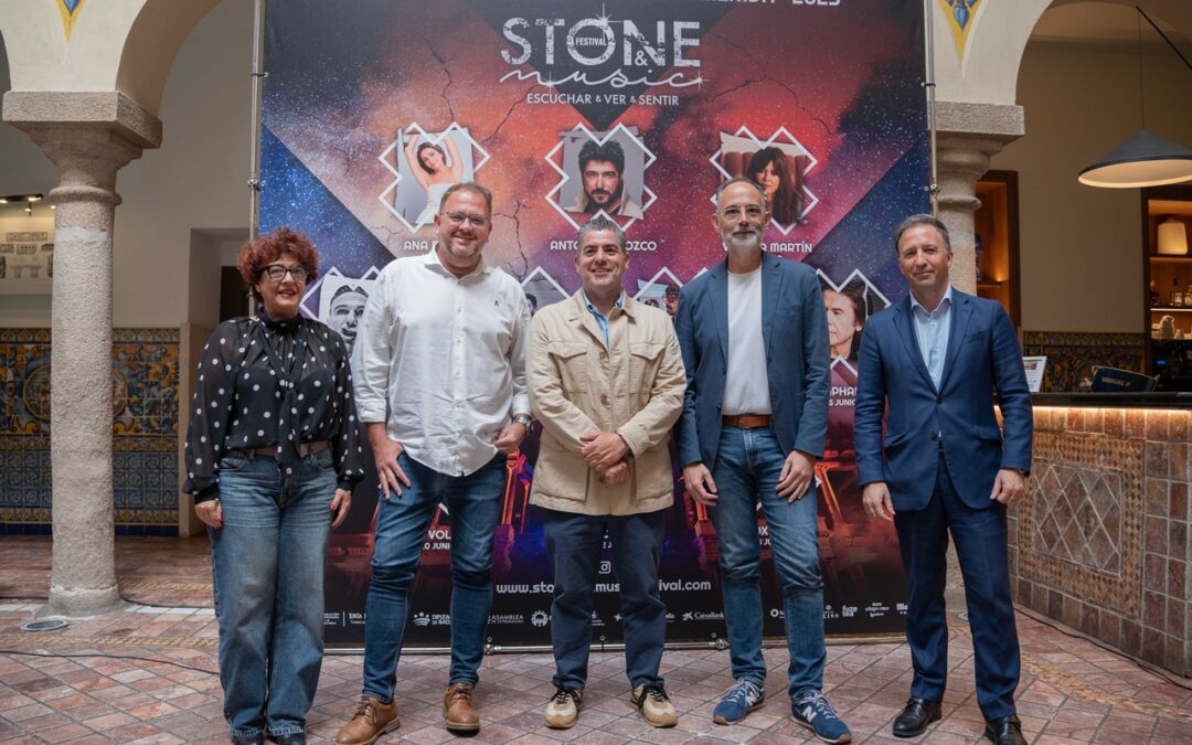 El alcalde destaca, en la presentación del concierto de Roxette como cierre del Stone, que “este Festival es un gran motor generador de empleo y de economía”