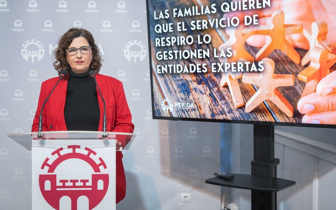 El ayuntamiento de Mérida denuncia que el Plan Respiro de la Junta de Extremadura “es insuficiente en lo económico y no cumple con las demandas y expectativas de las familias a las que apoyamos”