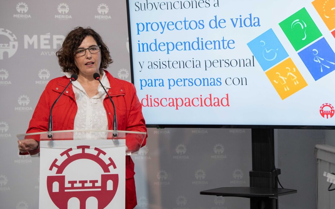El Ayuntamiento de Mérida dobla la cuantía de las subvenciones para Proyectos de Vida Independiente