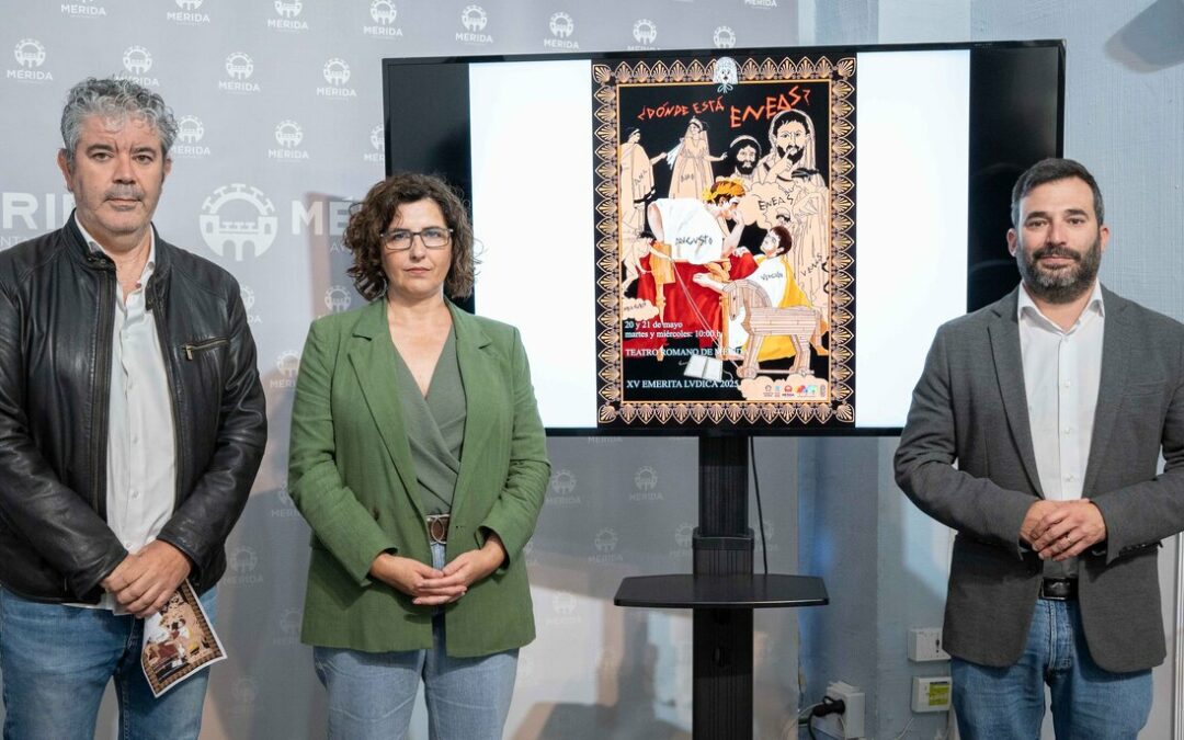 Más de 800 alumnos y alumnas de los centros educativos de la ciudad pondrán en escena ¿Donde está Eneas? el martes y miércoles en el Teatro Romano