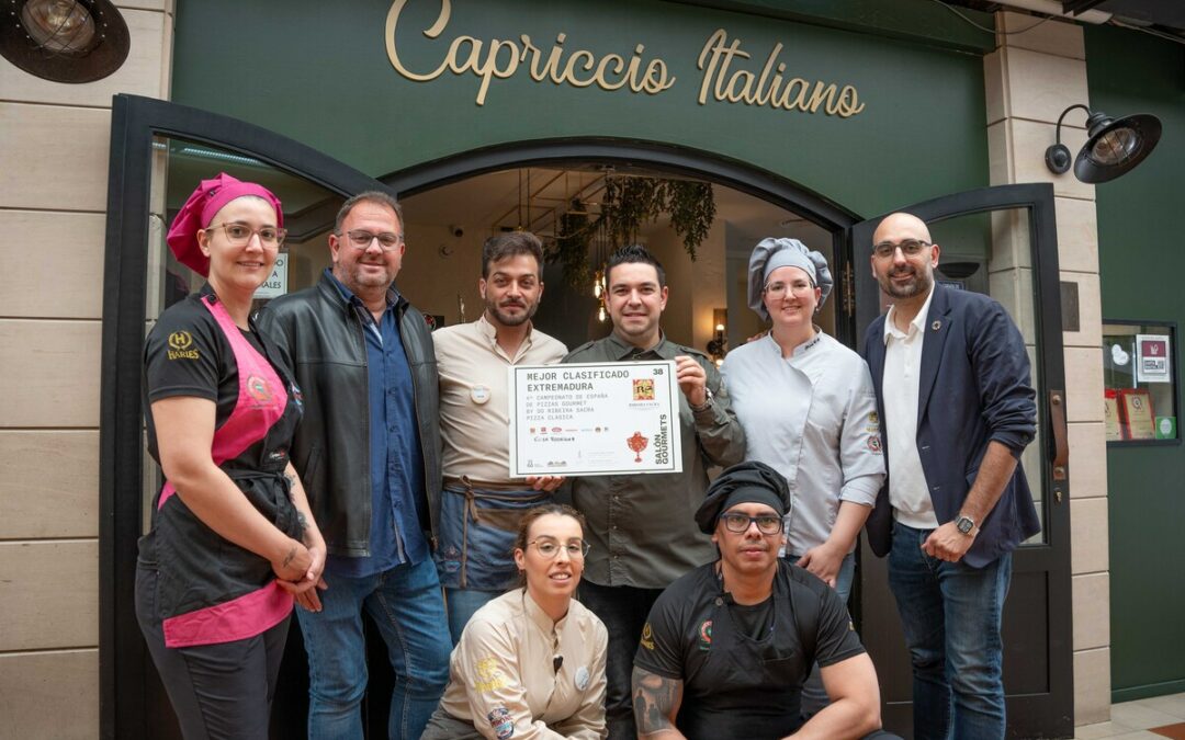 El restaurante ‘Capriccio italiano’ cumple 28 años en Mérida dando empleo a 16 personas y teniendo la mejor pizza gourmet de Extremadura