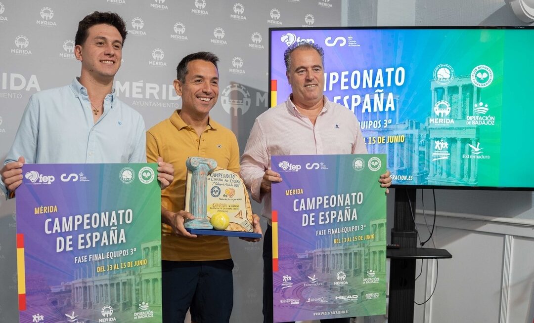 32 equipos toman parte en el Campeonato de España de Pádel de 3ª categoría que comienza mañana