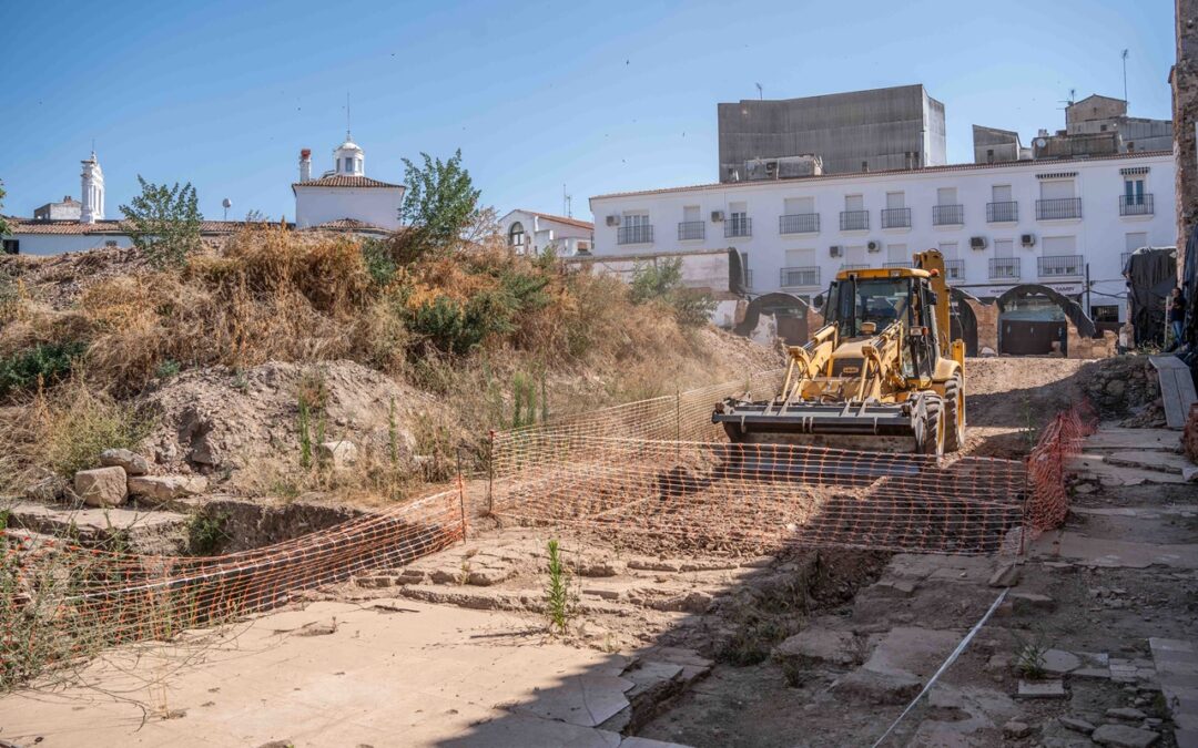 Se reanudan los trabajos de construcción de la Plaza de Las Concepcionistas tras la finalización de las excavaciones arqueológicas