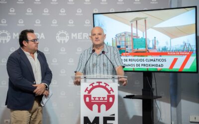 El Ayuntamiento de Mérida impulsa la Red de Refugios Climáticos Urbanos de Proximidad, que incluye “un mínimo de 18 espacios municipales públicos”, como principio fundamental de la política verde y sostenible