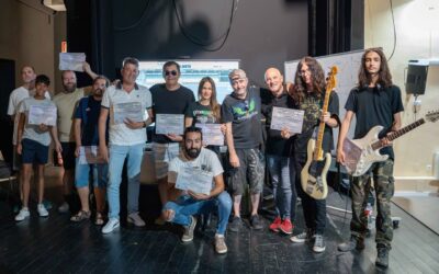 Entrega de diplomas al alumnado de los campamentos musicales del Ayuntamiento en La Antigua