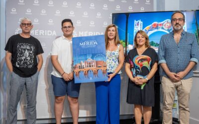“Feria Monumental”, obra del higuereño Antonio Ismael Gómez, elegido como cartel de la Feria de Mérida 2025