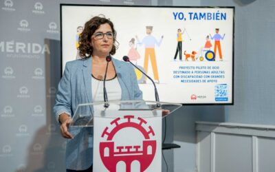 El Ayuntamiento de Mérida presenta el proyecto piloto de ocio “Yo, También”, un programa pionero en Extremadura destinado a personas adultas con discapacidad con grandes necesidades de apoyo, para garantizar la igualdad de oportunidades