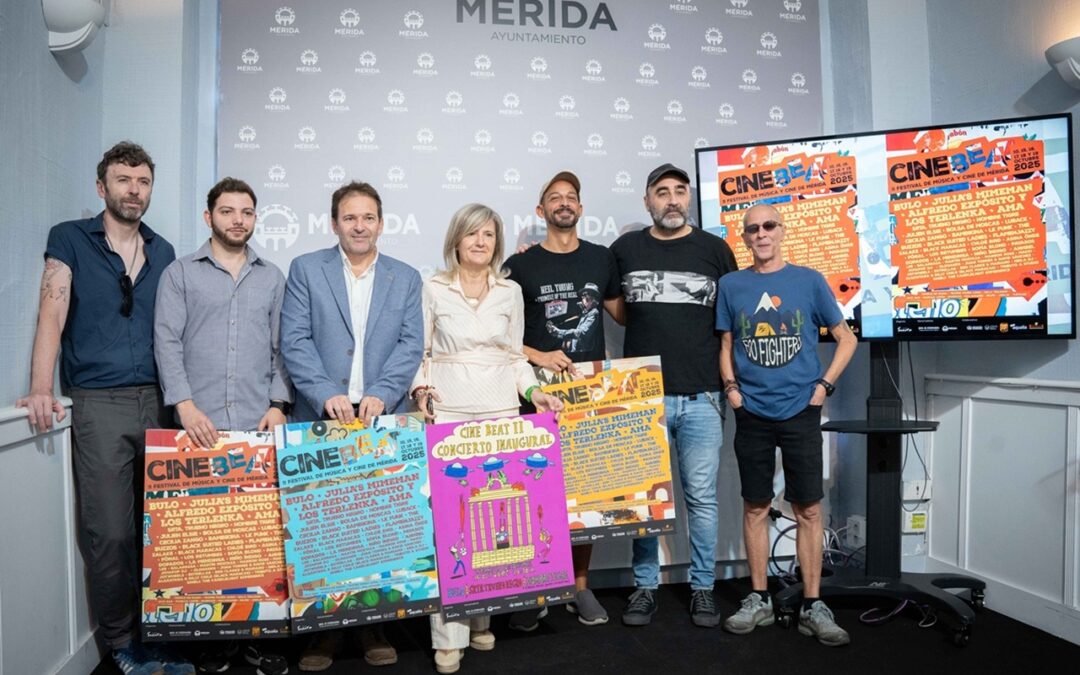 La segunda edición del Festival CineBeat, que une cine y música, trae 40 conciertos que se celebrarán en distintos locales de la ciudad, Templo de Diana, Sala Trajano y teatro María Luisa