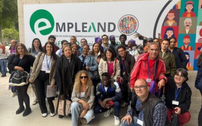 Participantes del Programa CRISOL Mérida asisten en Cáceres a la Feria de Empleo “Empleando” del SEXPE