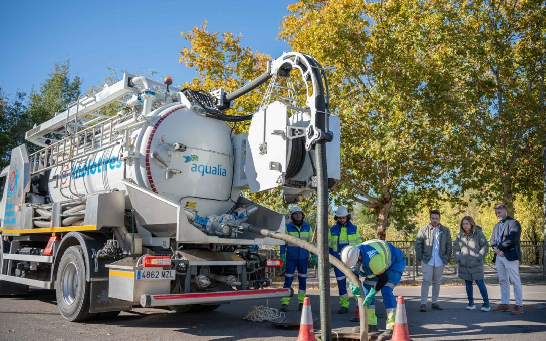 El Ayuntamiento de Mérida y Aqualia refuerzan su compromiso con el saneamiento urbano