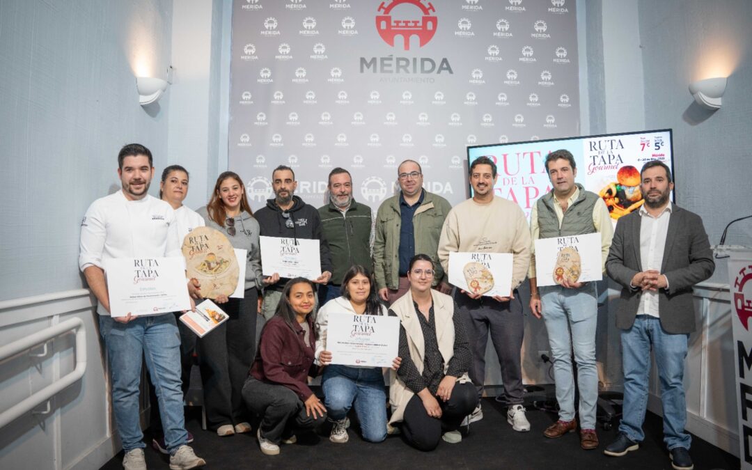 Mérida acogerá una nueva edición de la Ruta de la Tapa Gourmet del 6 al 30 de noviembre con la participación de 14 establecimientos de hostelería