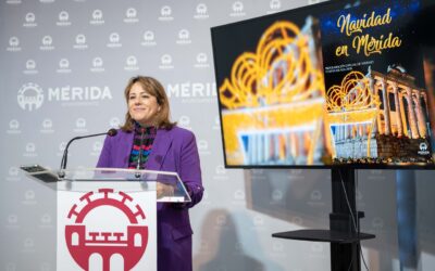 Más de 130 actividades, entre las que destaca un videomapping navideños en la Plaza de España, conforman la programación de la Navidad en Mérida 2026