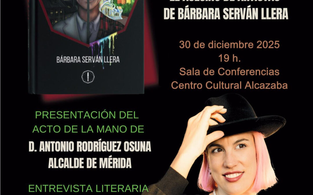 Bárbara Serván presenta mañana en la Biblioteca Municipal su novela negra Rubí Polix