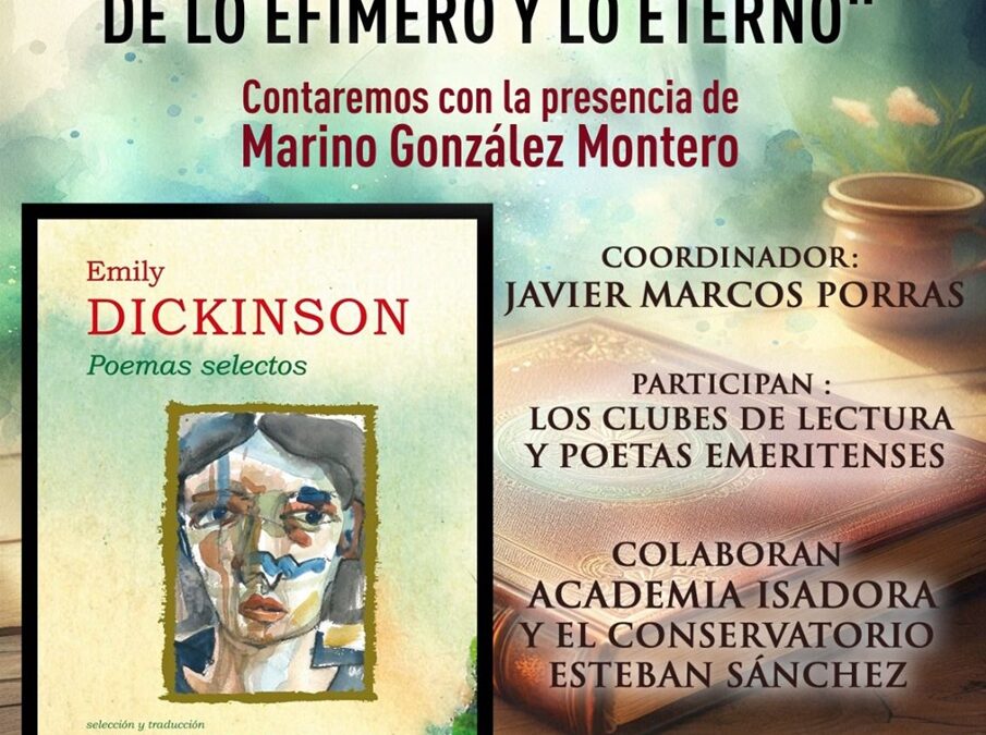 La Biblioteca Municipal celebra el Día Internacional de la Poesía con Emily Dickinson