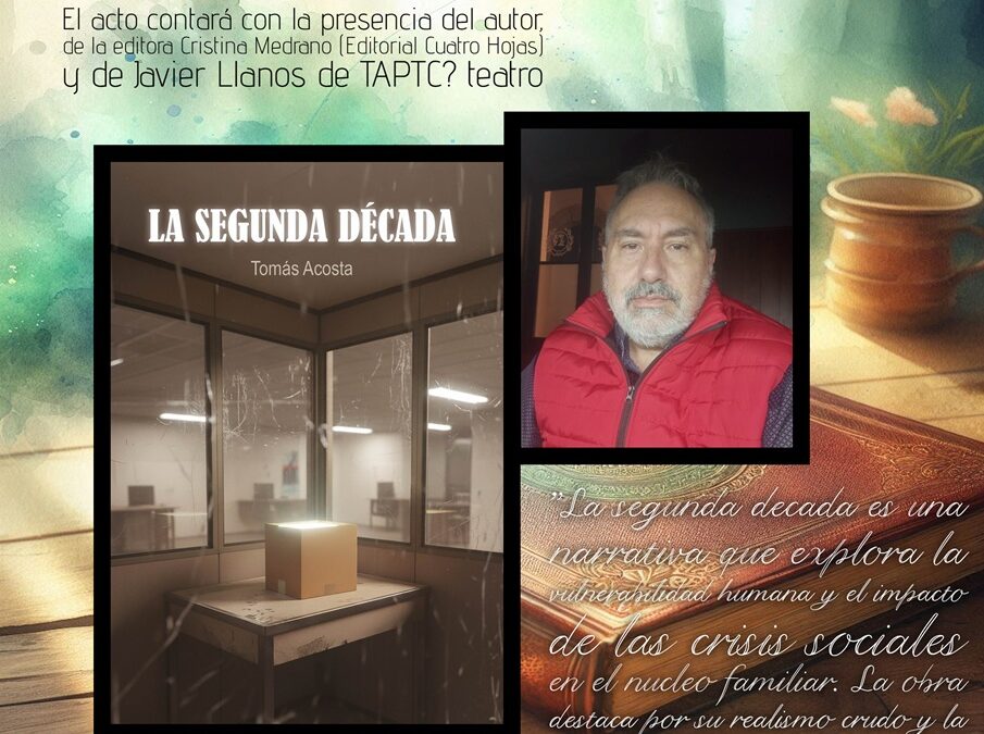 El emeritense Tomás Acosta Belamán presenta en la Biblioteca Municipal su obra La segunda década