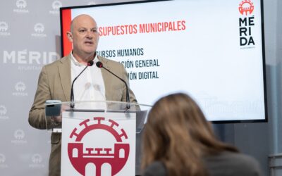 El Ayuntamiento de Mérida refuerza las políticas de empleo, incrementando en un 3,82 por ciento la inversión en Recursos Humanos como garantía de mejora de los servicios públicos