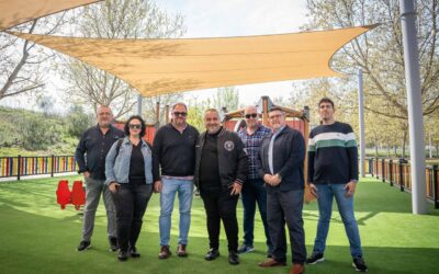 El Alcalde visita el nuevo parque infantil y área saludable de El Prado