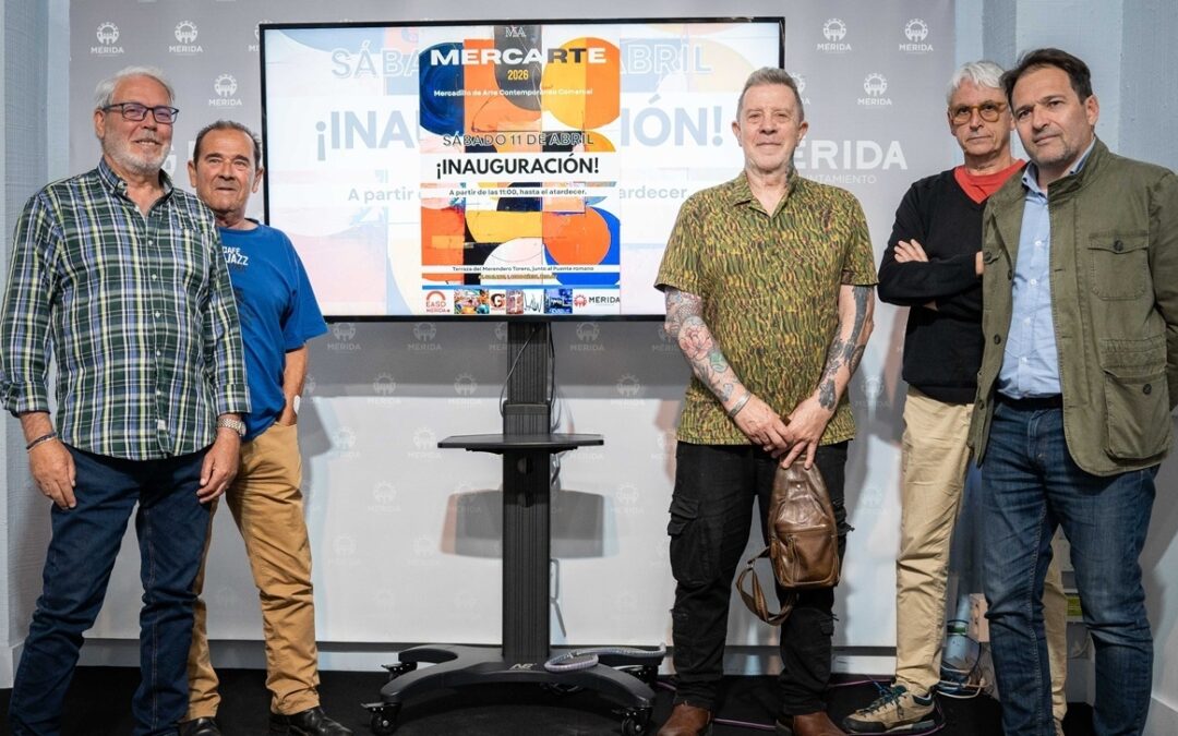Mérida acogerá el 11 de abril la primera edición del Mercado de Arte Contemporáneo Comarcal `Mercarte 2026´, un evento cultural para promover el talento local
