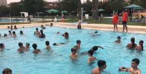 Ayer comenzó el primer campamento urbano inclusivo en el colegio Dion Casio