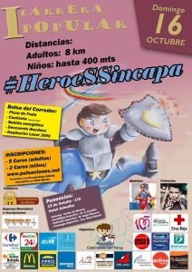 Trescientos inscritos para la carrera popular del domingo Héroes sin capa, como apoyo al deporte inclusivo