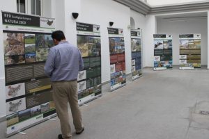 La exposición Red Natura 2000 puede visitarse hasta el viernes en el patio del Ayuntamiento