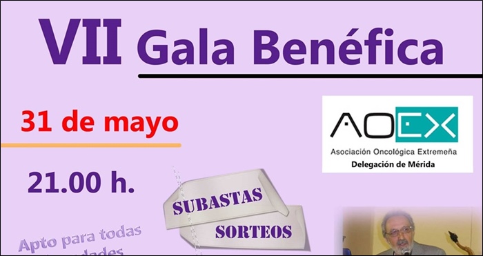 VII Gala Solidaria Frente al Cáncer a beneficio de AOEX Mérida