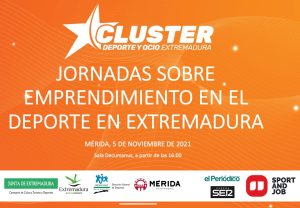 El Ayuntamiento colabora con la Junta de Extremadura y el Clúster del Deporte en la organización de las Jornadas de Emprendimiento y Deporte