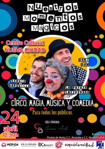 El espectáculo Nuestros momentos mágicos se representa el próximo domingo 24 de abril