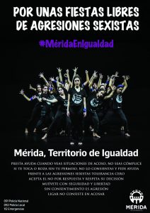 El Ayuntamiento de Mérida lanza la “Campaña contra agresiones sexistas en periodos festivos” para Navidad