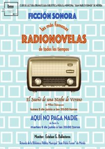 El Club de Lectura Dramatizada organiza una ficción sonora sobre las más famosas radionovelas de todos los tiempos