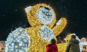 La fotografía “Hola osito” de Manuel Hernández López, de Puebla de la Calzada, anunciará la Navidad en Mérida 2023/24
