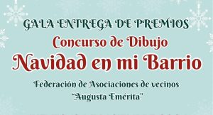 La Federación de Asociaciones Vecinales organiza el Concurso de Dibujo “Navidad en mi Barrio”