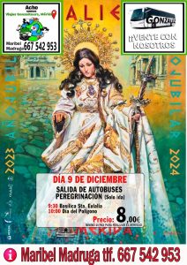 La peregrinación a Santa Eulalia, desde la Ermita de Perales, saldrá el 9 de diciembre a las 11 de la mañana