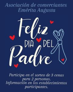 La Asociación de Comerciantes Emérita Augusta lanza una campaña con motivo del “Día del Padre” para dinamizar el comercio local